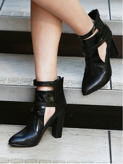 The Dayz tokyoレザーミックスショートブーツ