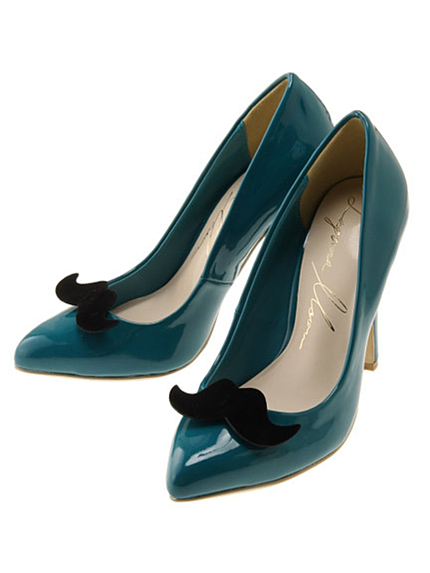 LAGUNAMOONひげモチーフ パンプス