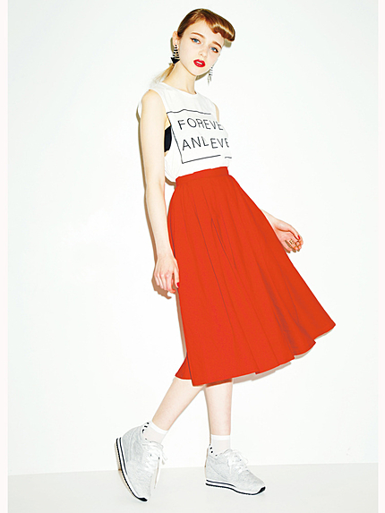 MURUA【CASUAL】ラインボックスロゴタンク