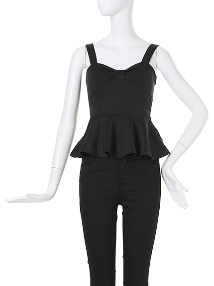 MURUA【FEMININE】リボンモチーフキャミソール