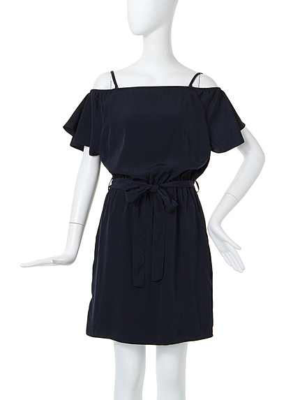 【FEMININE】フリルオフショルダーOP