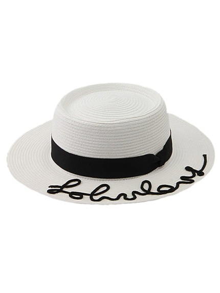 MURUA【FEMININE】メッセージカンカン帽