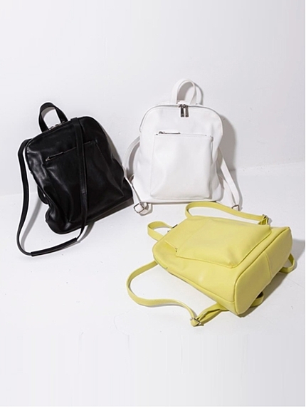 MURUA【FEMININE】3WAYスクエアミニマルリュック