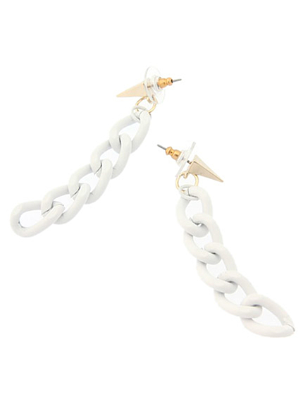 【CASUAL】マットチェーンピアス