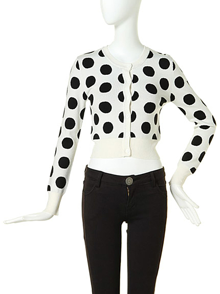 MURUA【FEMININE】BigドットコンパクトニットCD