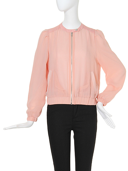 MURUAエアリーシフォンブルゾン