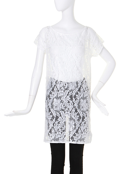 MURUAレースルーズチュニック