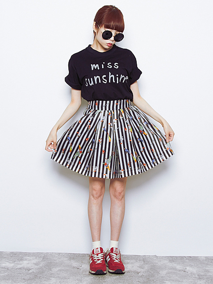 elianegigi【C】ボリュームフレアースカート