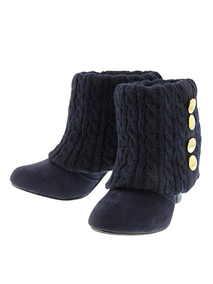 RUNWAY channel【sugar sugar】ニットショートブーツ