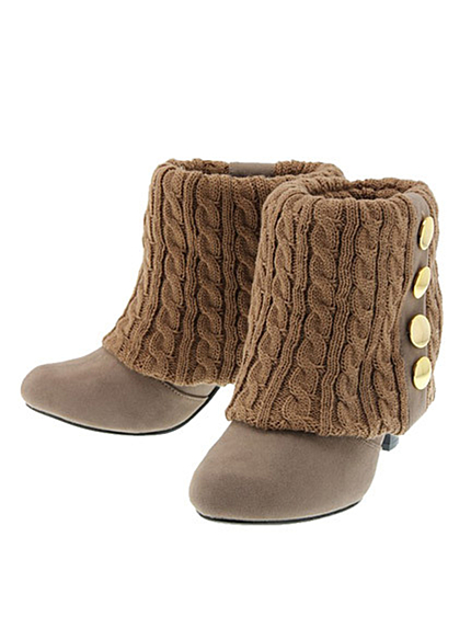 RUNWAY channel【sugar sugar】ニットショートブーツ