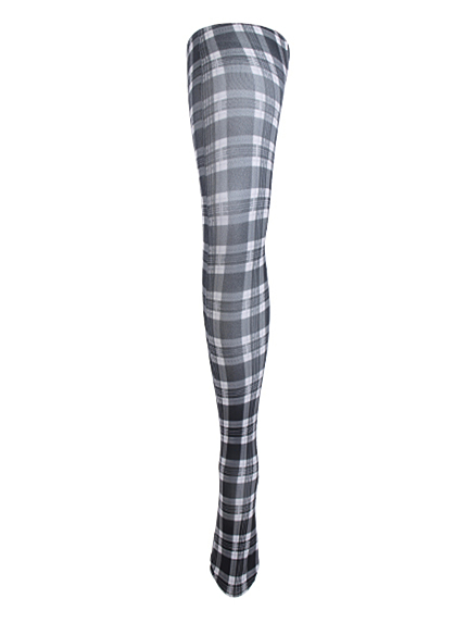 EMODACHECKプリントタイツ