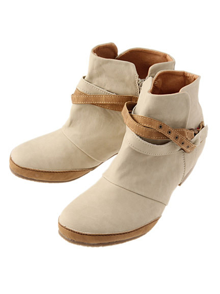 RUNWAY channel【sugar sugar】コンビカラーショートブーツ