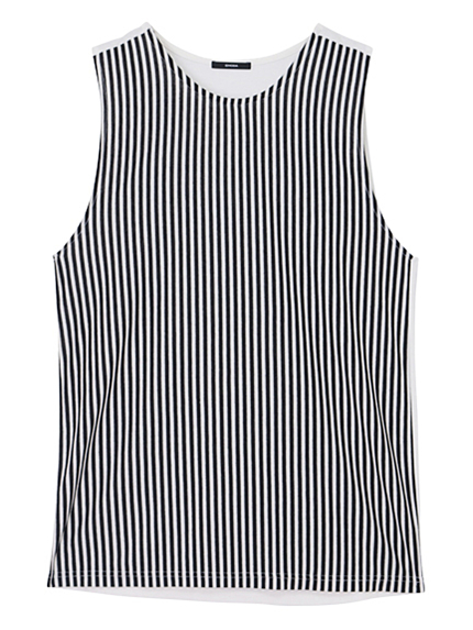 EMODAover armストライプT/T