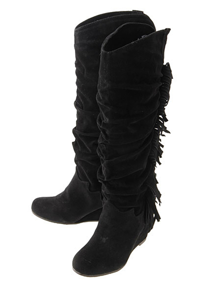 RUNWAY channel【sugar sugar】サイドフリンジブーツ