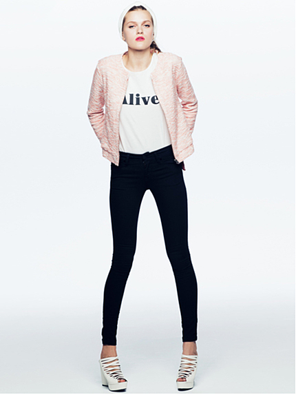 EMODAライトツィードノーカラーJK