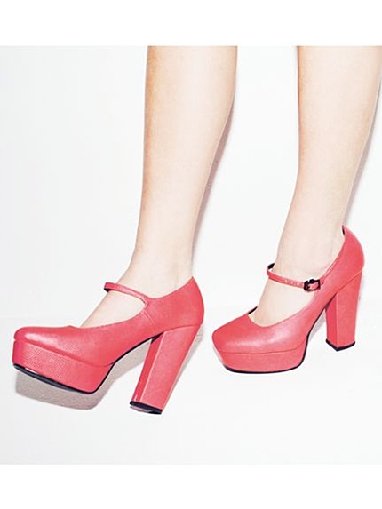 EMODAMarleneカラーパイソンパンプス