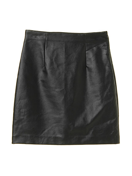 EMODAペールカラー合皮タイトSK