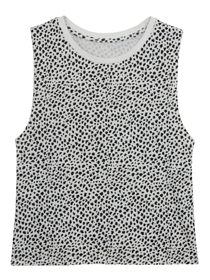 EMODAポイントカラーレオパードタンク