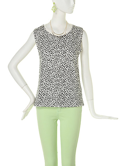 EMODAポイントカラーレオパードタンク