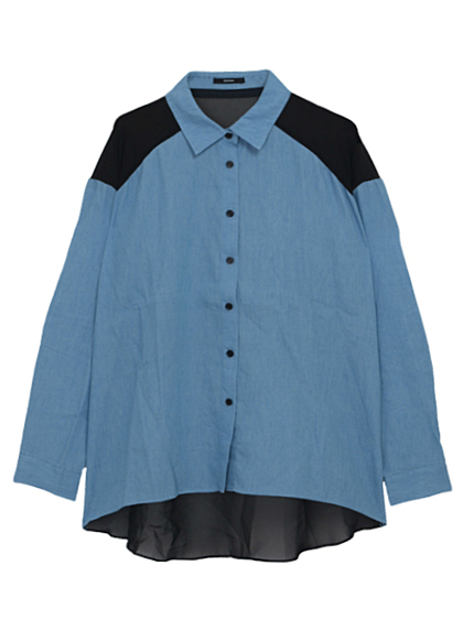 EMODABACKシフォンダンガリーSH