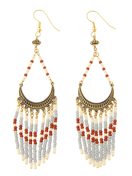 Ungridネイティブビーズピアス