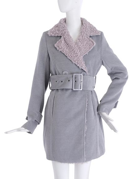 RIVEDAテーラーカラーコクーンコート