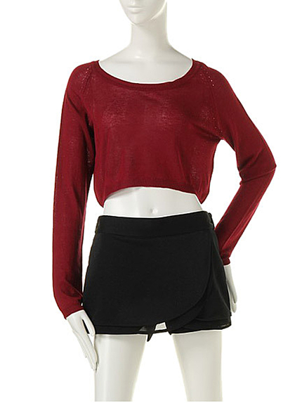 RIVEDAカラーショートニット