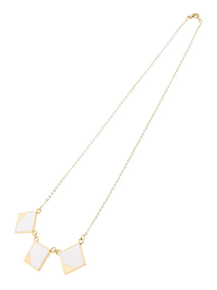 RIVEDAスクエアゴールドネックレス