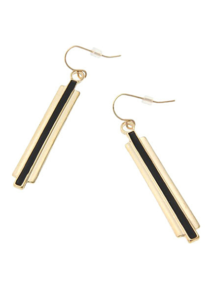 RIVEDAスクエア配色ピアス