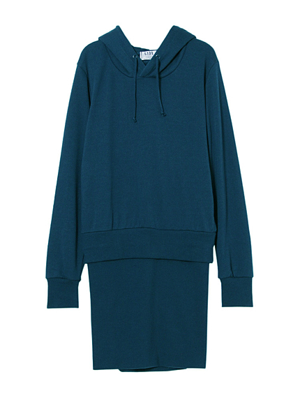 テレコドッキングパーカーワンピース