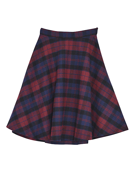 GYDAチェックフレアSK