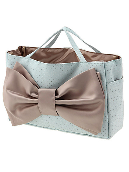 RUNWAY channel【PINK TRICK】バッグインバッグ ミント ベージュ