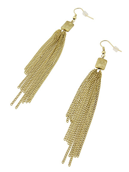 Ungridチェーンドロップピアス