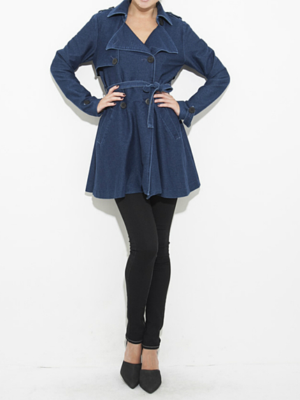 フレアートレンチコート