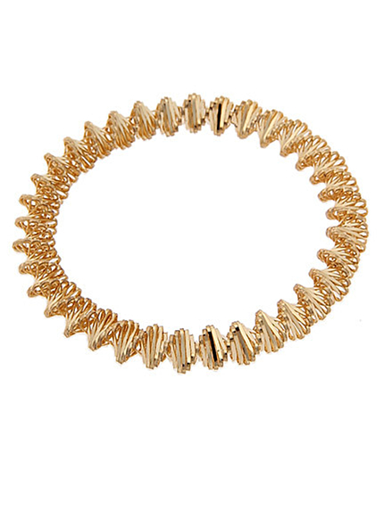 i-SOOK【i-SOOK】ゴールドギザギザブレスレット