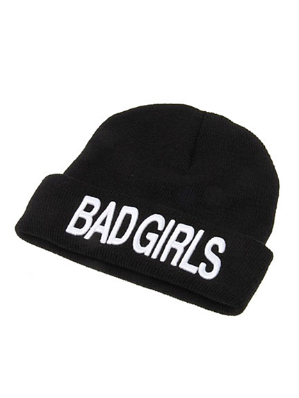 i-SOOK【i-SOOK】BAD GIRLSニット帽
