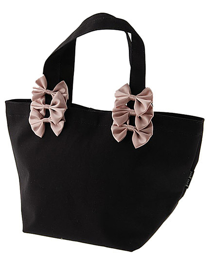 RUNWAY channel【PINK TRICK】PTミニトートリュクスリボンBK P