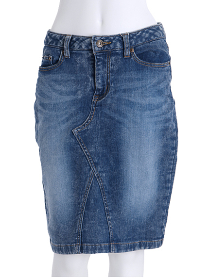 choosy chu【choosychu】ドビーデニムMスカート