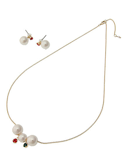 Brigicパールビジューセットアクセサリー