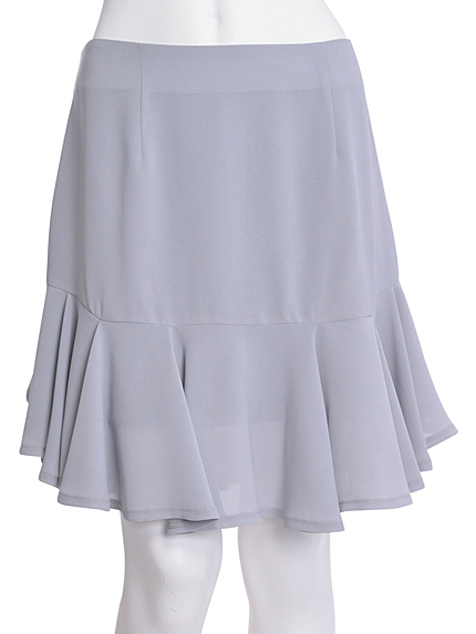 サイドショートフリルスカート