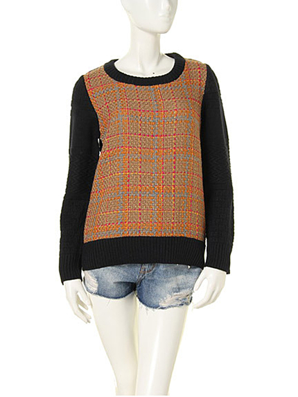 choosy chu【JILKY】ジャガードニットプルオーバー