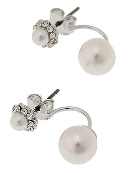 EMODAダブルパールピアス