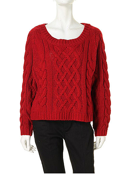 ケーブルニット