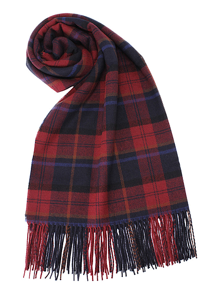 Ungrid【Casual】オリジナルピン付チェックストール