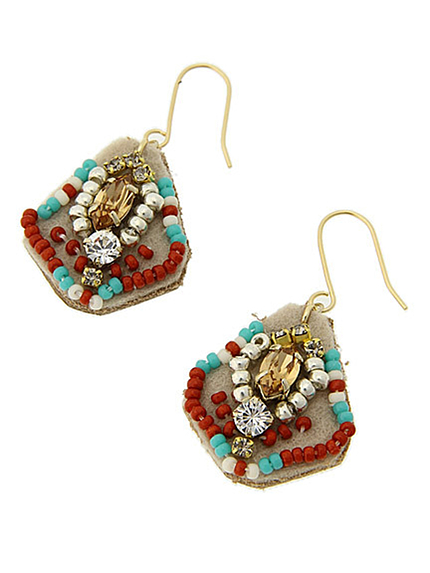 Ungridネイティブカラービーズピアス