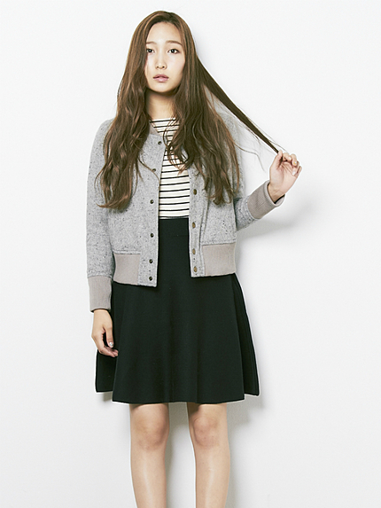 choosy chu【U】ニットフレアスカート