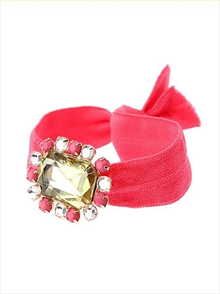 Littny【GY】ビジューヘアゴム