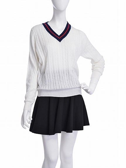 elianegigi【C】Vネックニット