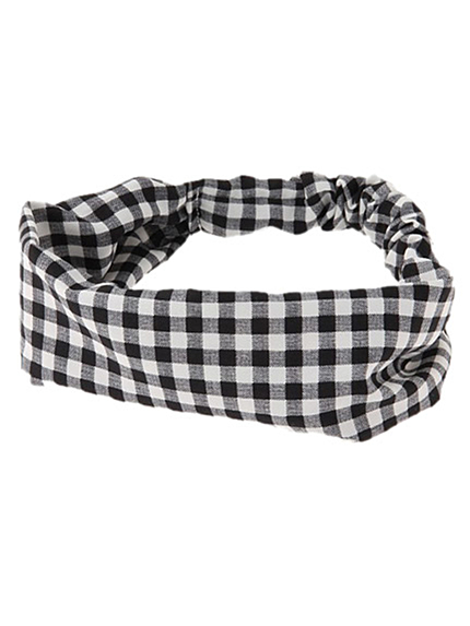 i-SOOKギンガムチェックターバン