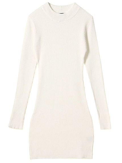 EMODAUP NECK FIT KNIT OP